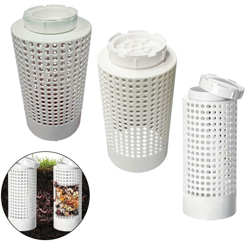 Compost Bin and Fish Pond Filter 200mm Diameter Underground Waste Management Solution for Ponds and Bins 2