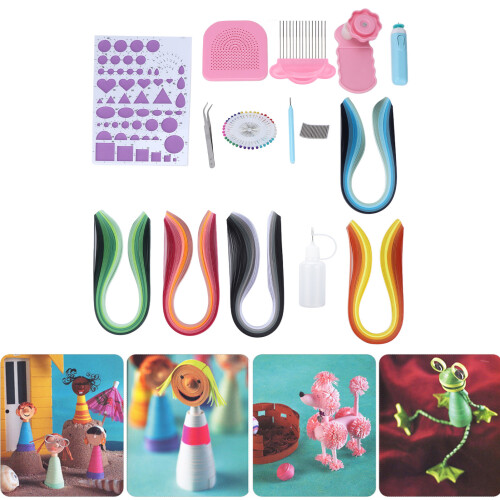 Quilling Tools DIY Paper Craft Kit - High Hardness Set for Beginners