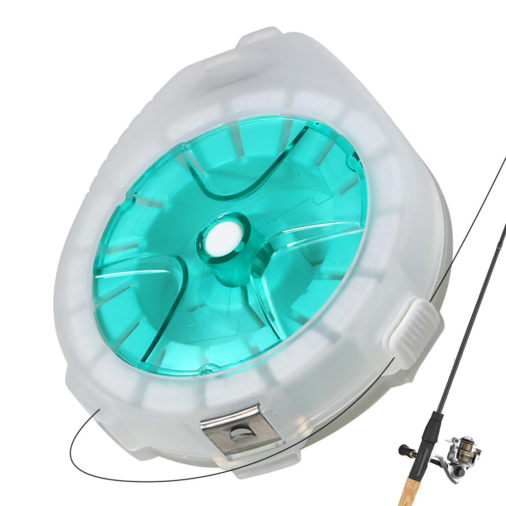 Line Spools Wrap Box With Cutter, Portable Fishing Organizer For River Pond Freshwater Saltwater, Blue-image-OPC-PMRFNY6-NEW