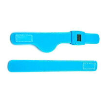 (Blue) Digital Baby Intelligent Bluetooth Thermometer Smart Fevers Temperature Bracelet LCD Display for Kids Adults