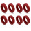 (8pcs, Red Wine) Silicone Protector for Suitcases Wheel Super Soft Suitcase Wheels Protector Cover Replacement for Travel 1