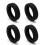 (4pcs, Black) Silicone Protector for Suitcases Wheel Super Soft Suitcase Wheels Protector Cover Replacement for Travel 1
