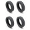 (4pcs, Grey) Silicone Protector for Suitcases Wheel Super Soft Suitcase Wheels Protector Cover Replacement for Travel 1