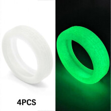 (4pcs, Glow green) Silicone Protector for Suitcases Wheel Super Soft Suitcase Wheels Protector Cover Replacement for Travel
