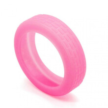 (1pcs, Glow pink) Silicone Protector for Suitcases Wheel Super Soft Suitcase Wheels Protector Cover Replacement for Travel