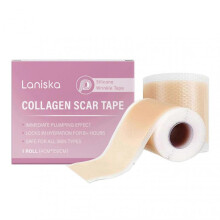 (1 box) Collagen Scar Tape For Face, Laniska Silicone Scar Sheets For Face Wrinkles