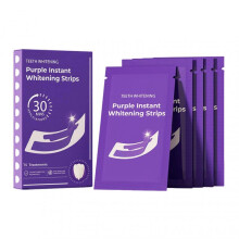 (1 Boxes)2025 Purple Teeth Whitening Strips - Correcting Teeth Whitening Strips - 14-Day Treatment for Instant Brightening & Enamel Protection