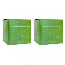 (2 Boxes)Chrysanthemum Goji-Berry Tea Natural Herbal Ingredients Health Liver Tea for Adults Teens