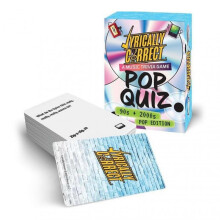 (1pcs) 90s & 2000s Music Trivia Card Game - Pop Songs Quiz Game Lyric Challenge for Party & Family Nights