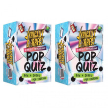 (2pcs) 90s & 2000s Music Trivia Card Game - Pop Songs Quiz Game Lyric Challenge for Party & Family Nights