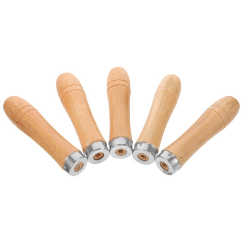 5pcs wood pot handle replacement for kitchen cookware pans