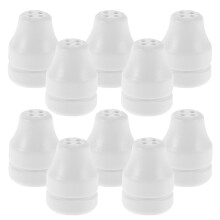 10 unid. botões brancos plástico 4 furos para cordão persiana