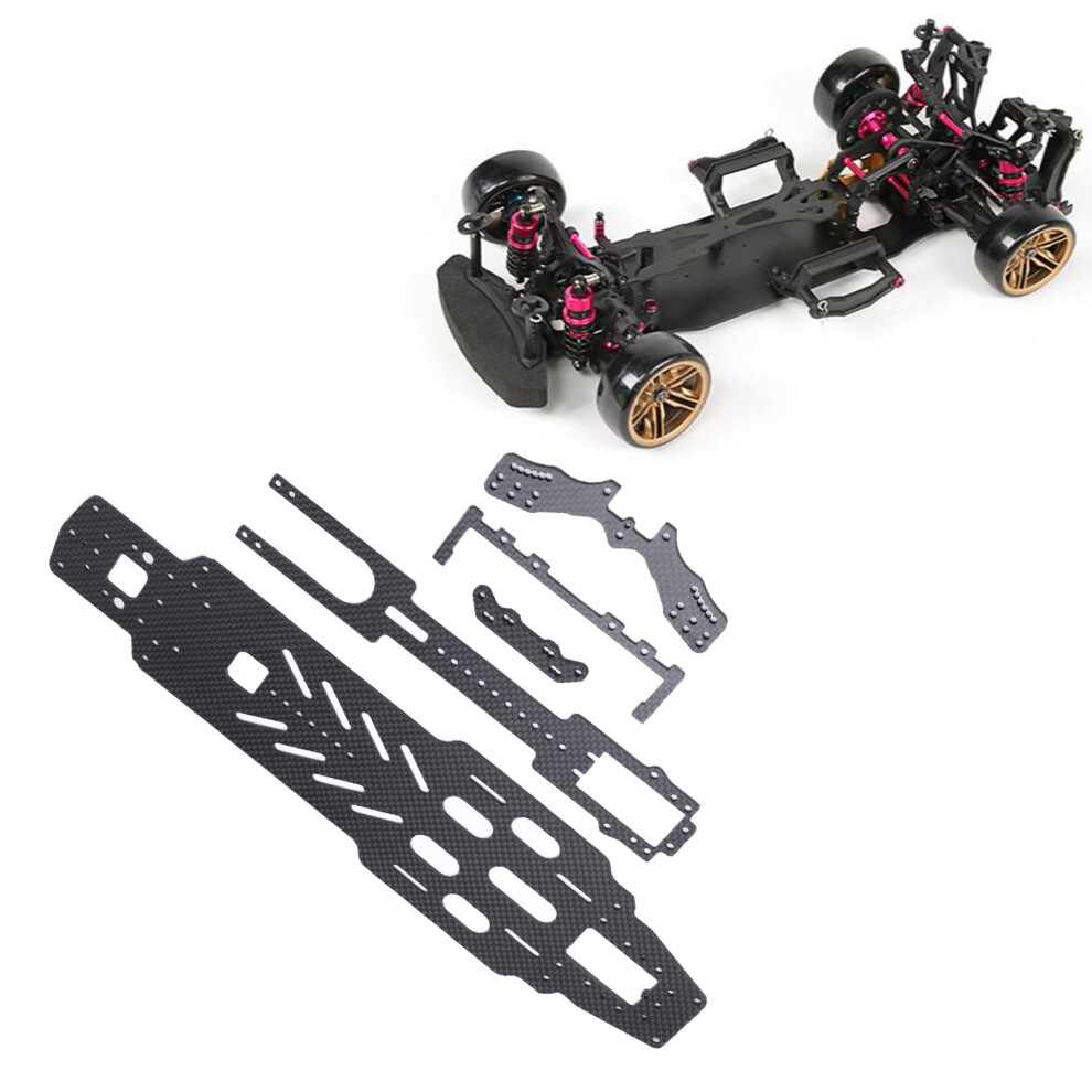 Lightweight Black Carbon Fiber Upgrade Kit for 3RACING D5S RC Car-image-OPC-PMRFQCW-NEW