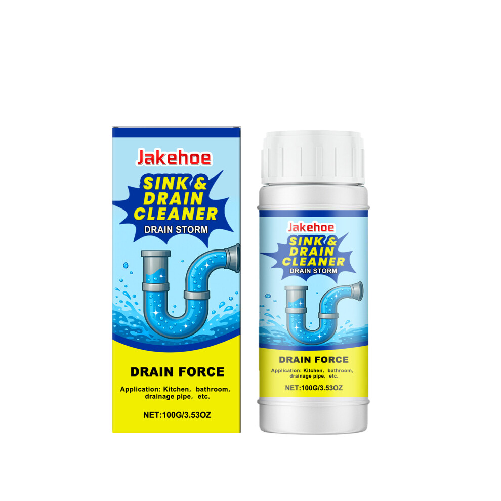 (100G) Drainage Pipe Dredging Agent Kitchen Sink Toilet Sewer Blockage Odor Cleaning Agent 4048284079059