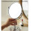 Miroir de table argenté 1/2 2917,512 cm 4