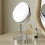Miroir de table argenté 1/2 2917,512 cm 5