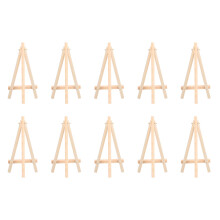 10 Pack Mini Easel Stands 6.1 Inch for Painting Photos Postcards and Art