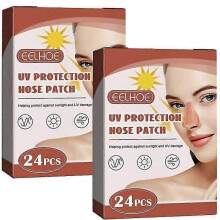 (2packs)For Reusable Sunblock Patches For Nose Uv Protection Concealer Moisturizing Patch For Outdoor Traini
