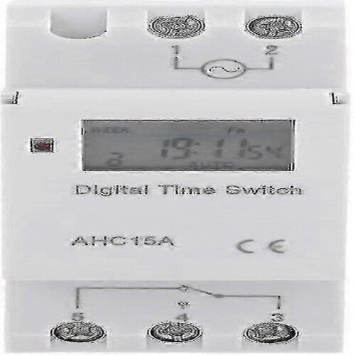 LCD Digital Timer Switch - Weekly Programmable Electronic Relay for 220V 1