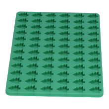 Silicone-Hundekeksform, Weihnachtsbaum, 72 Löcher, 0,5x2,2x0,6 cm
