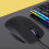 Mouse da gioco USB cablato 7200DPI, cavo da 150 cm, nero 4