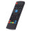 MX3-M Nero 2.4G telecomando TV wireless 10m, 2xAAA 6