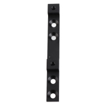 Spostatore di portaborraccia in alluminio a 4 fori 107x12x8mm