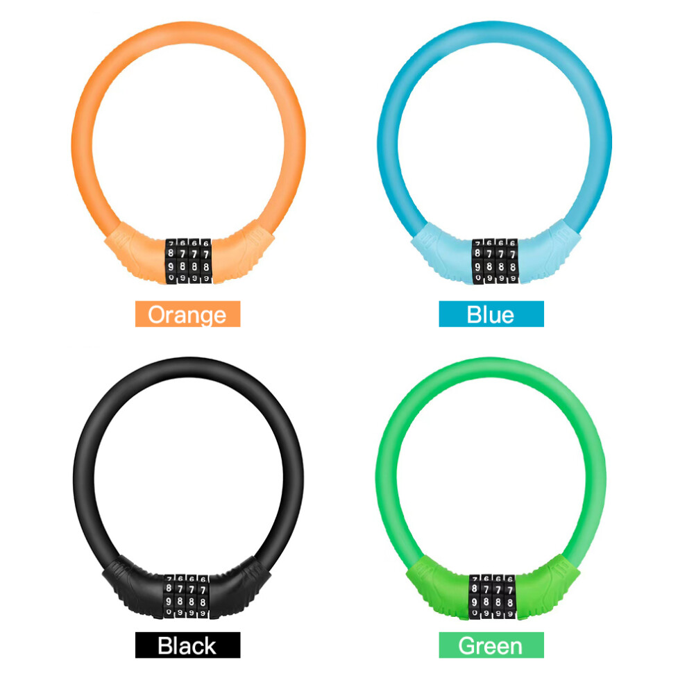 Portable 4-Digit Cable Lock for Bike and Scooter â 11x10.5cm, Lightweight-image-OPC-PMRFXFV-NEW