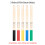 3 Pairs 5A Maple Drum Sticks Triangular Tip, 40.6cm, Non-Slip Rubber Handle 5