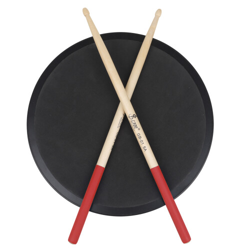 3 Pairs 5A Maple Drum Sticks Triangular Tip, 40.6cm, Non-Slip Rubber Handle 2
