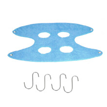 Hamac de toilettage bleu 18x7cm 140-241g