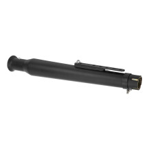 45mm/1.8in Universal Black Motorcycle Exhaust Pipe with Sliding Bracket