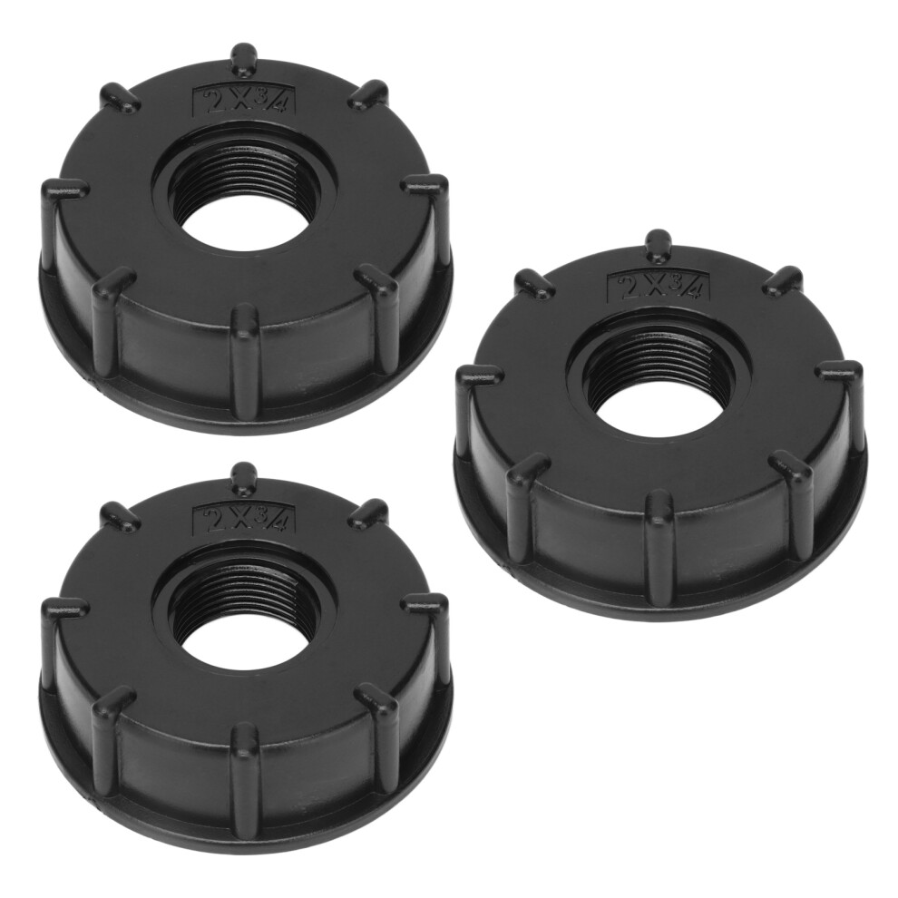 Ibc Tank Fittings 3Pcs Coarse Thread Plastic Drain Adapter 60Mm G3/4 Hose 7901358064337