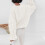 Women's chunky knit soft loose round neck pullover-Gray XL 2
