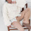 Women's chunky knit soft loose round neck pullover-Gray L 3