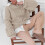 Women's chunky knit soft loose round neck pullover-Gray XL 5
