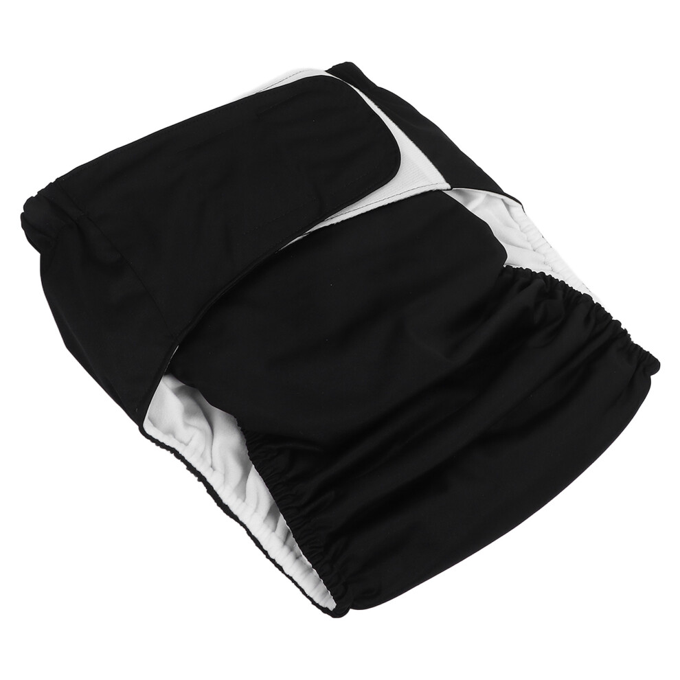 Blue Elderly Breathable Reusable Cloth Diaper Adjustable 35-125Cm