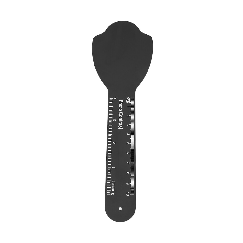 Câ4A Dental Photography Contraster Black Background Board with Scale, Metal
