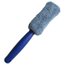 Wheel Detailing Brush Soft Bristle Ergonomic Car Tire Rims-Blue