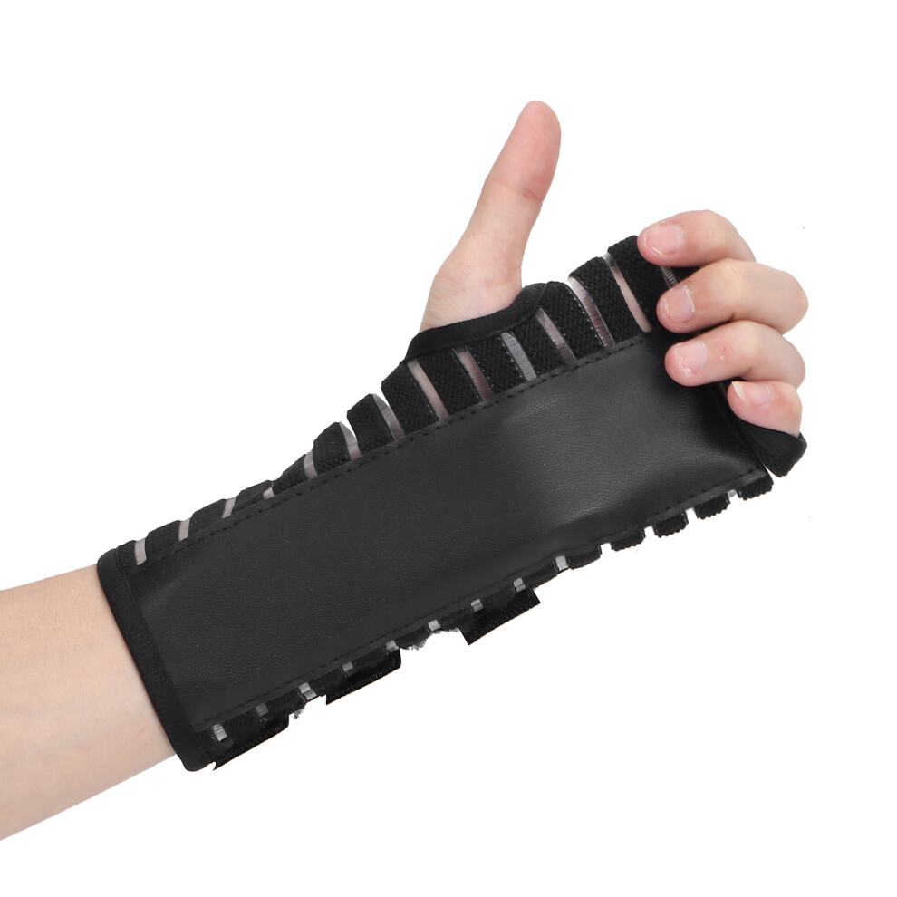 Adjustable Night Wrist Brace Support Splint for Left Hand, Relieve Pain