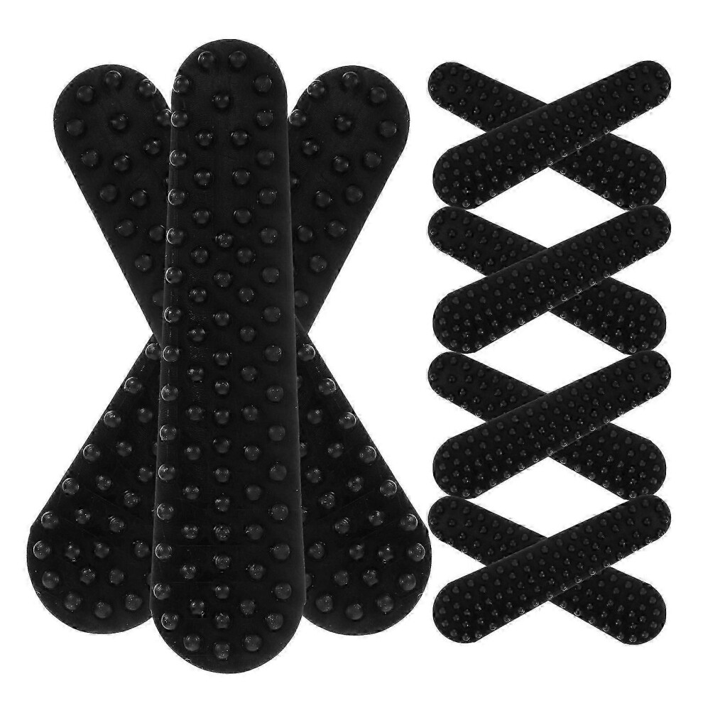 Kikidex (As Show, One Size) 100Pcs Non Slip Hanger Grips For Wood Hangers Hanger Grip Adhesive Clothe Hanger