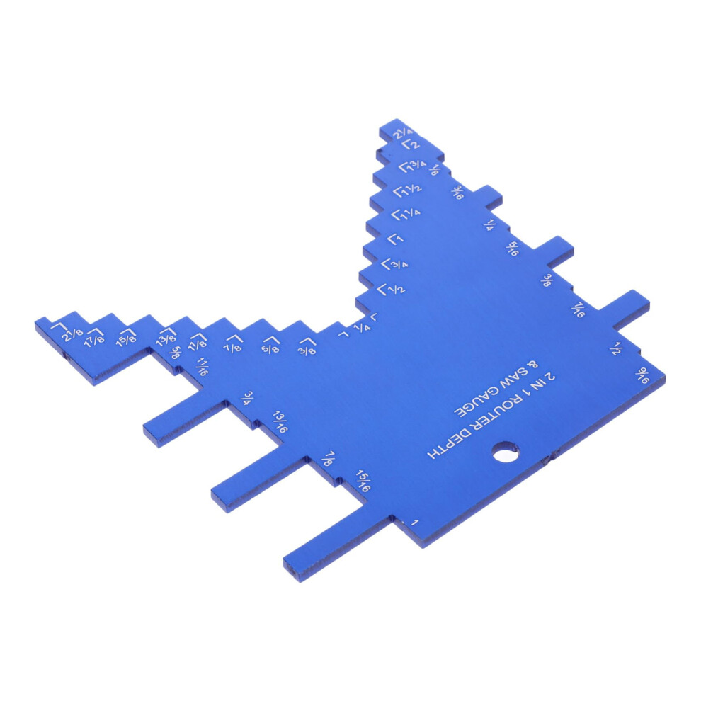 Woodworking Gauge Tool Durable Depth Measuring Tool With Engraved Markings For Precise Depth Measurements In Woodworking 9339159007228