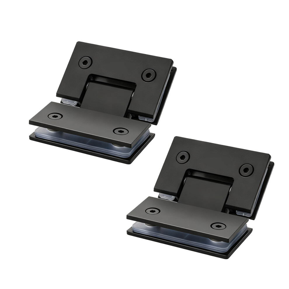 2Pcs Glass Door Cabinet Clip Shower Door Hinge With-135 Degrees 7754000274079