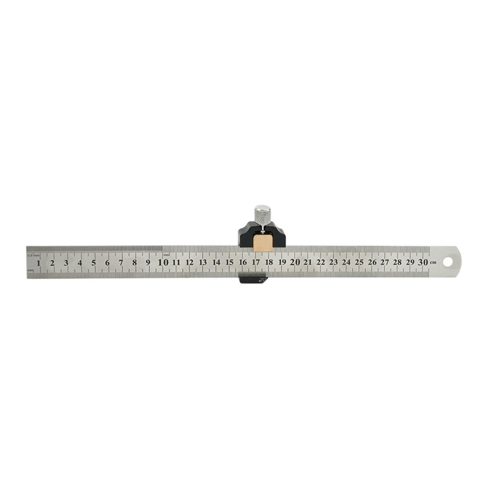 Steel Scale Locator Block - Steel Measurement Manual For Consistent Measurements Renovation Marking For Furniture Making 9339159007334
