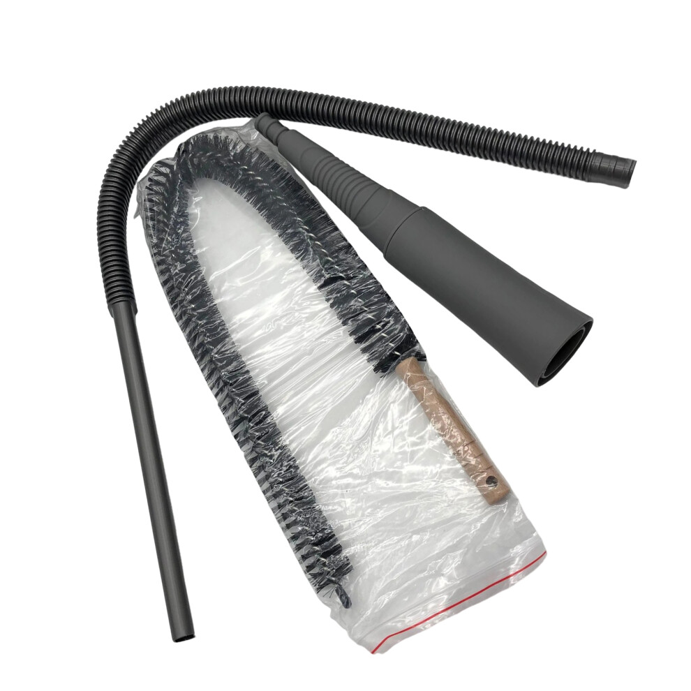 Universal Vacuum Hose Attachment And Lint Brush Dryer Vent-Grey 7754000279777