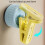 Pack of 2 Suction Cup Wall Clip Adjustable Rotating-pink blue 6