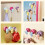 Pack of 2 Suction Cup Wall Clip Adjustable Rotating-pink blue 3