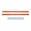 Durable Orange Rib Bones Rails for Longboards, 35.7x1.8cm 2