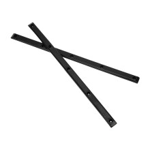 Langlebige POM Longboard Rip Bones Rails 35,7 x 1,8 cm Schwarz