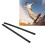 Langlebige POM Longboard Rip Bones Rails 35,7 x 1,8 cm Schwarz 16